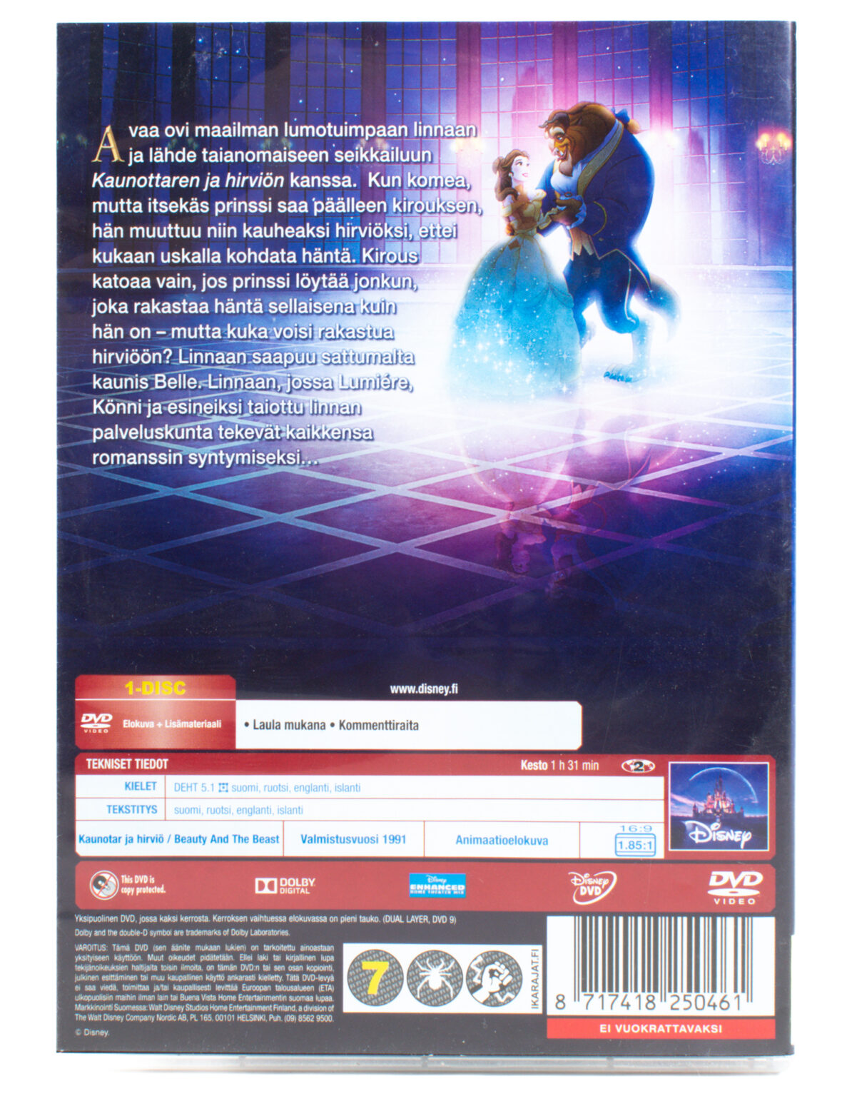 Kaunotar ja Hirviö (DVD) - Image 2