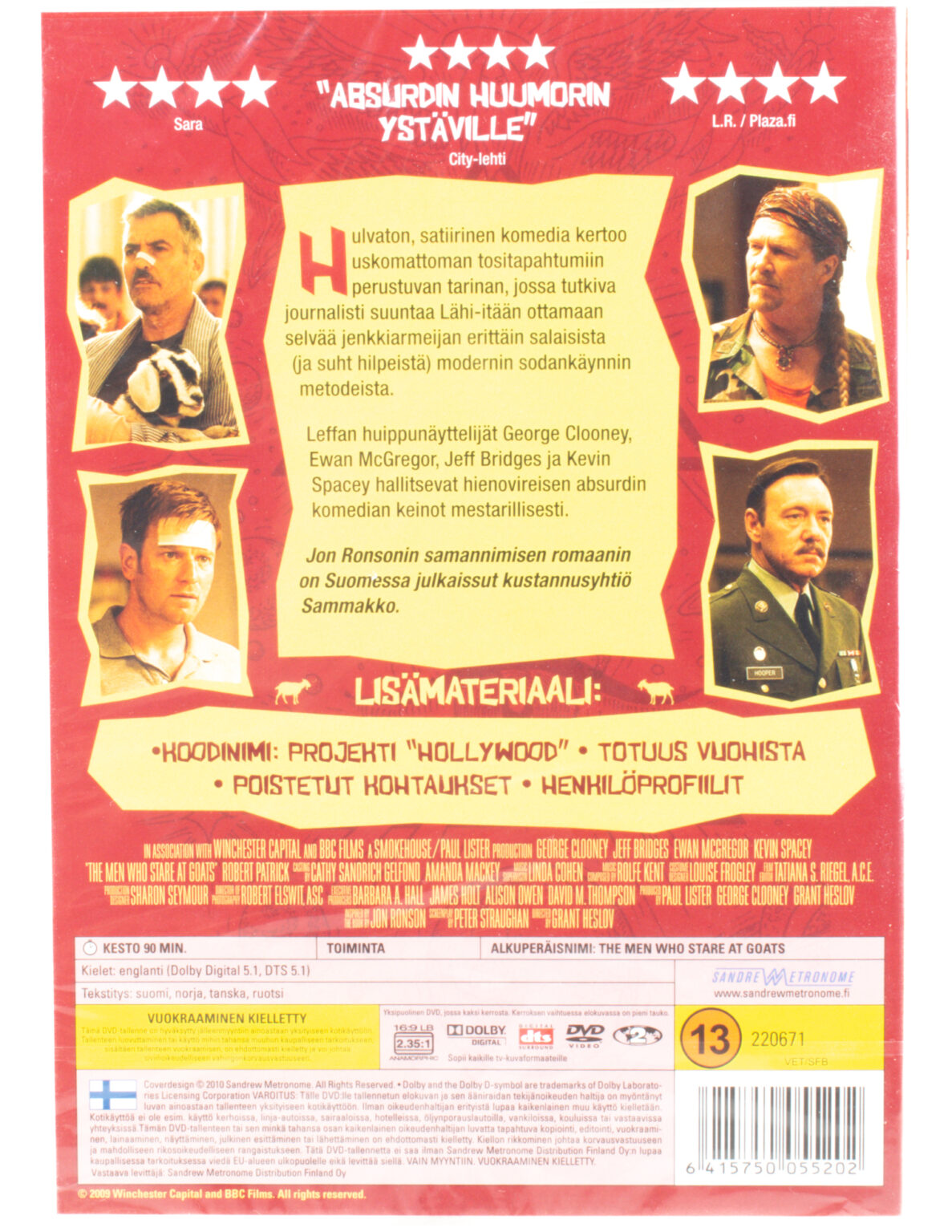 Vuohia tuijottavat miehet (DVD) - Image 2