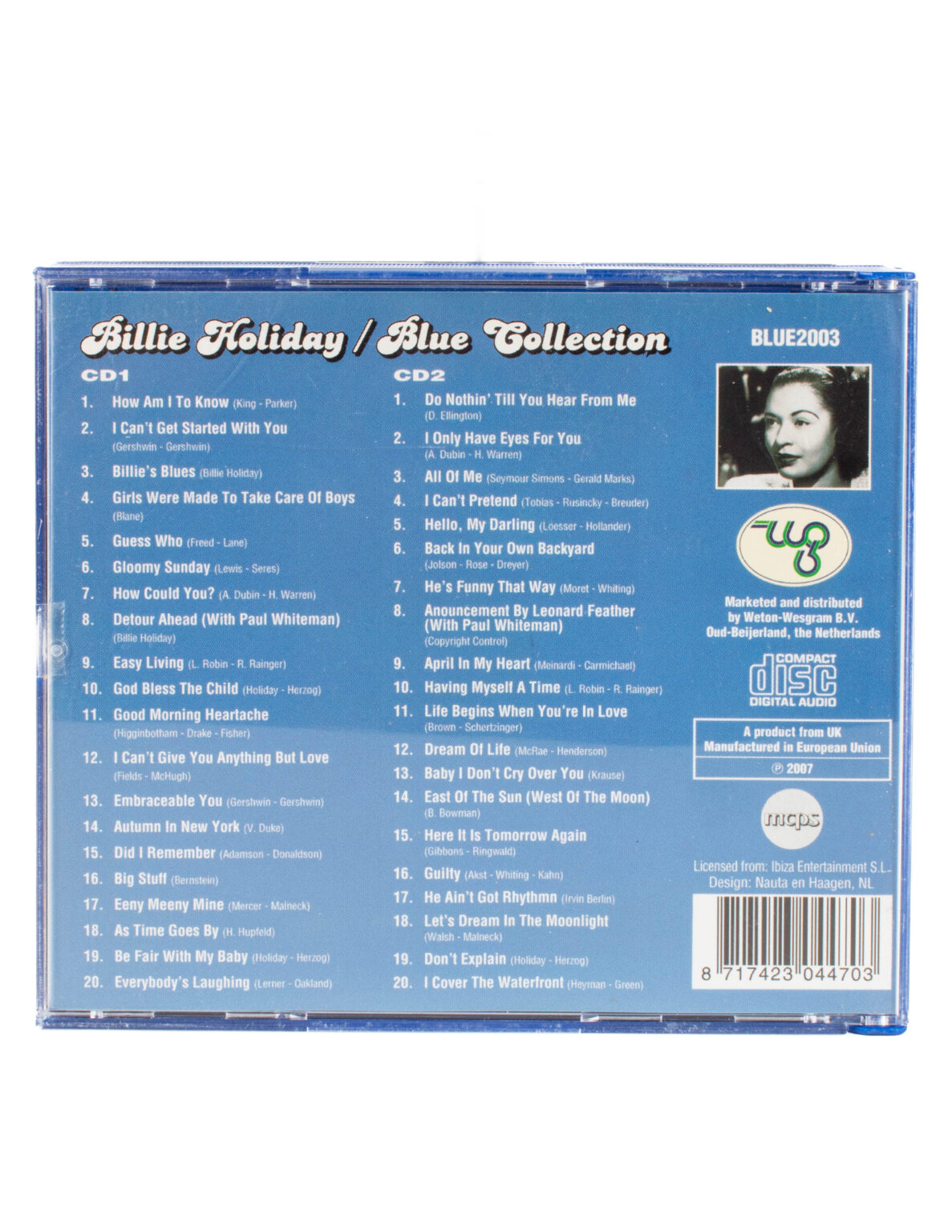 Billie Holiday / Blue Collection - Image 2
