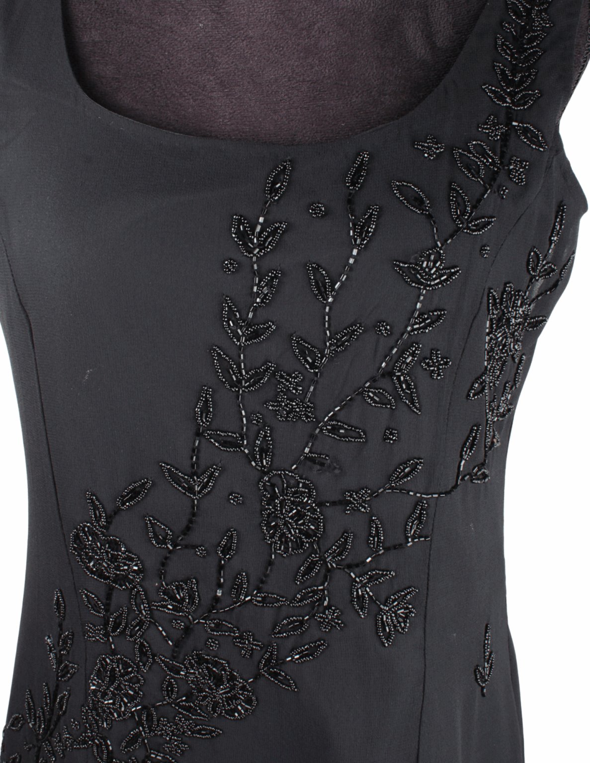 Elegantti hihaton juhlahame siemenhelmi -koristeilla, 38 - Image 3