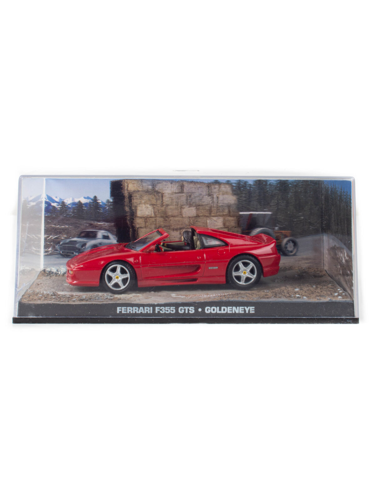 James Bondin autokokoelma nro 10 "Kultainen silmä - Ferrari F355 GTS pienoismalli 1:43 sekä lehti