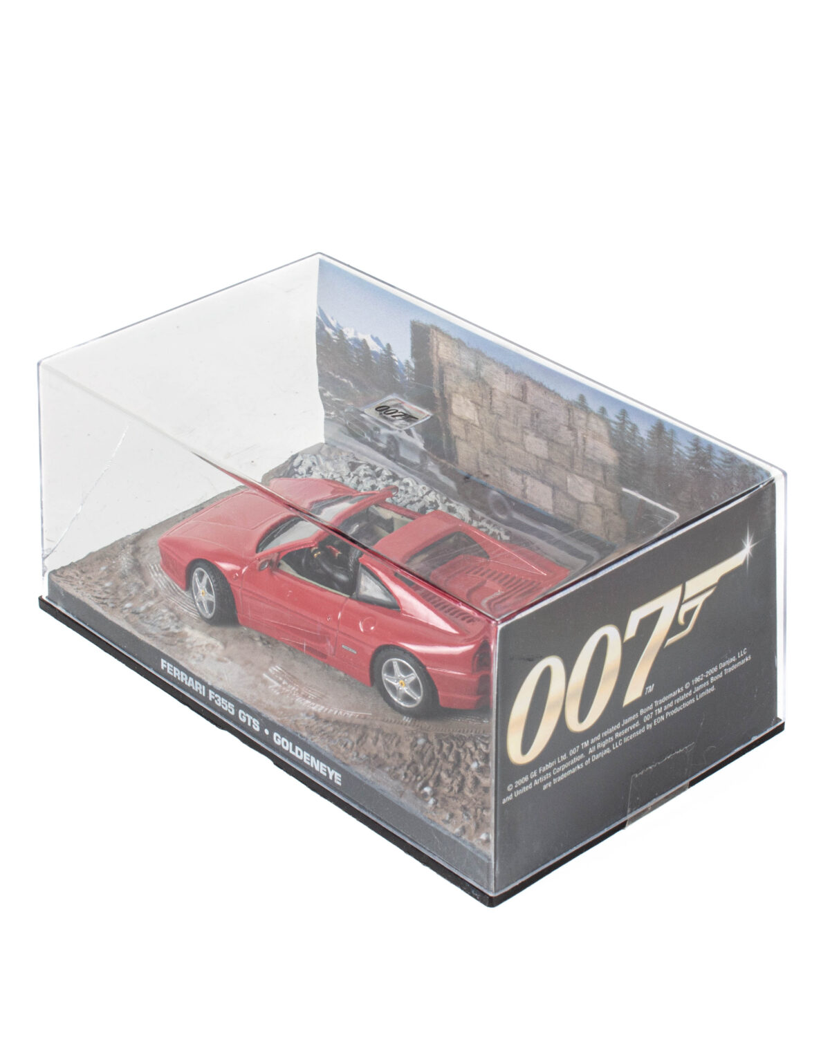 James Bondin autokokoelma nro 10 "Kultainen silmä - Ferrari F355 GTS pienoismalli 1:43 sekä lehti - Image 4