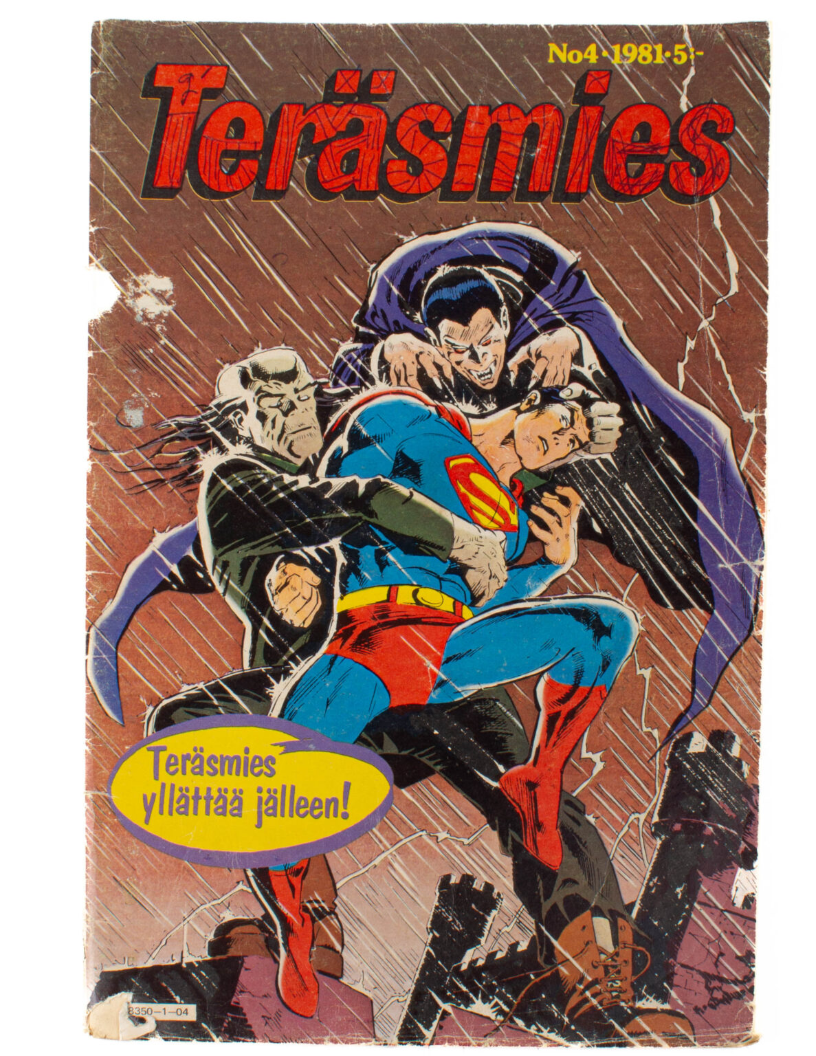 Teräsmies - Teräsmies yllättää jälleen 1981:4, sarjakuva