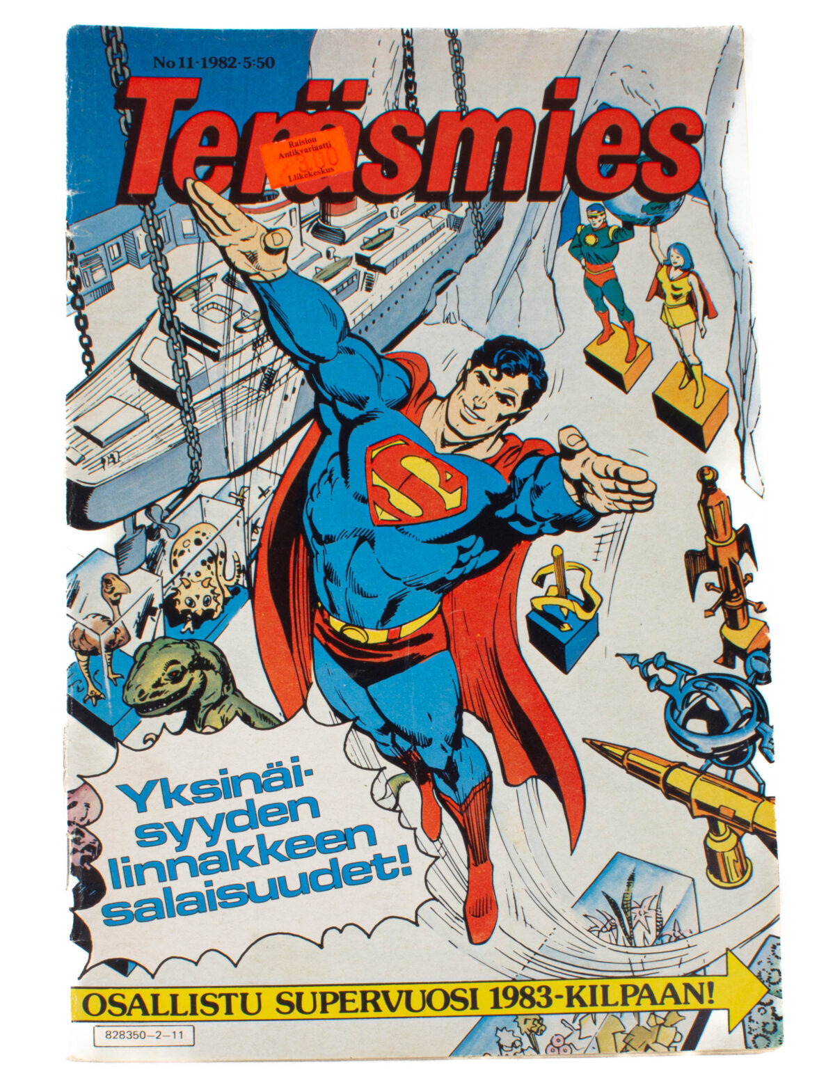 Teräsmies - Yksinäisyyden linnakkeen salaisuudet, 1982:11, Sarjakuva