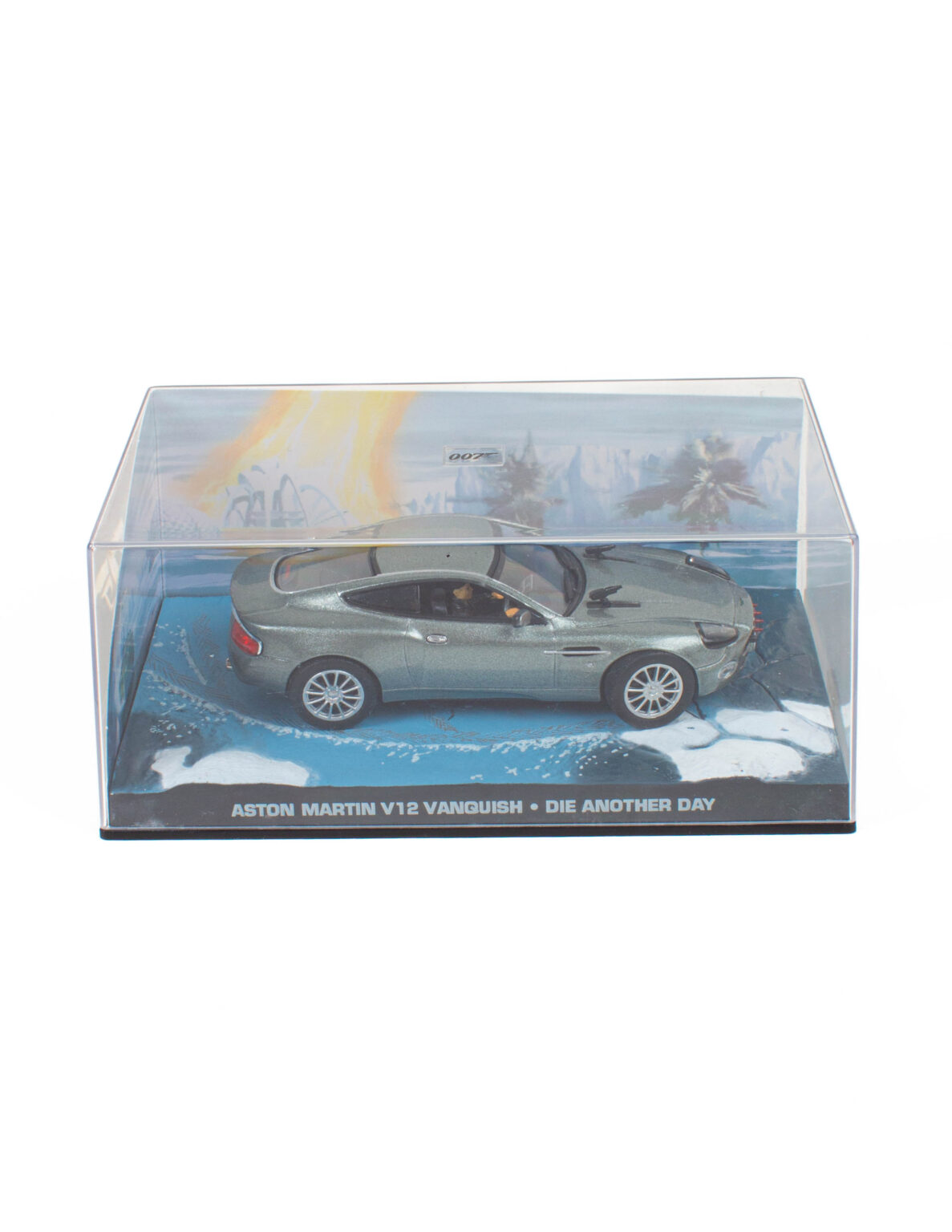 James Bondin autokokoelma Nro. 2.  "Kuolema saa odottaa" Aston martin V12 Vanquish 1:43 keräilyauto + lehti - Image 4
