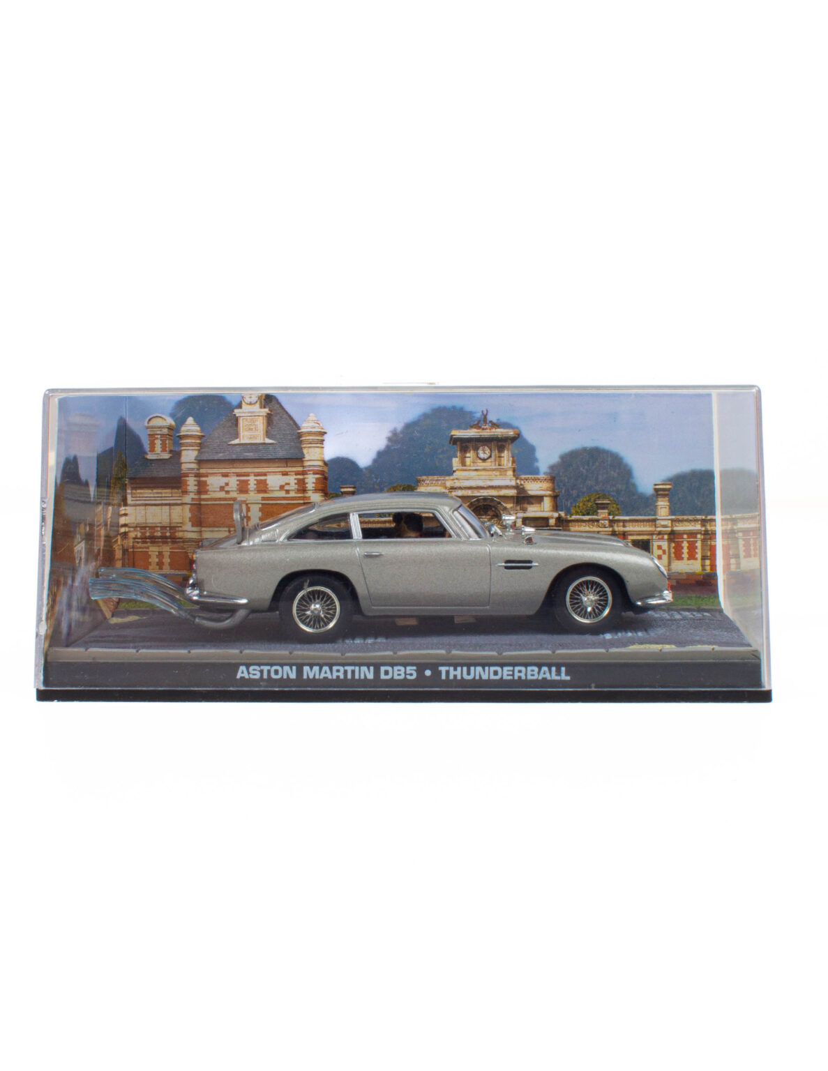 James Bondin autokokoelma nro 11 "Pallosalama". Aston Martin DB5 Pienoismalli mittakaava 1/43 ja lehti