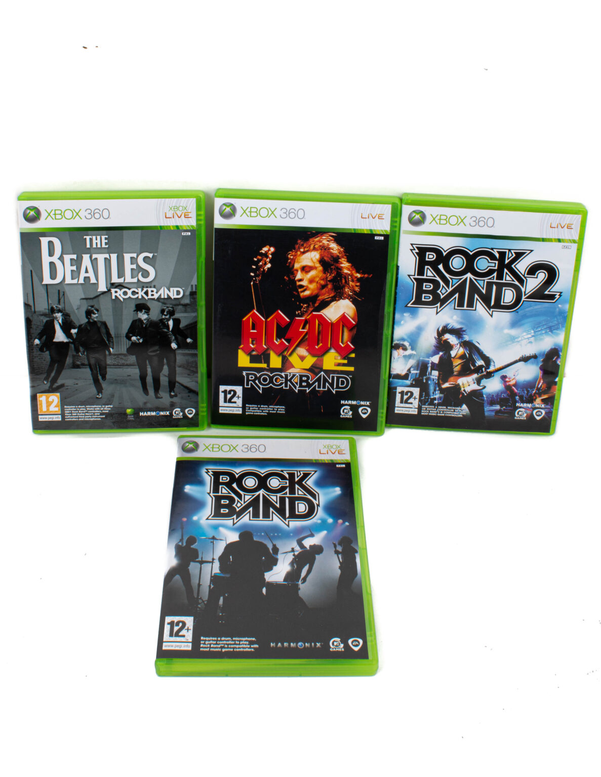 XBOX 360 - Rock Band "Instrument Edition"- 2 kitaraa, rummut ja 4 peliä - Image 2