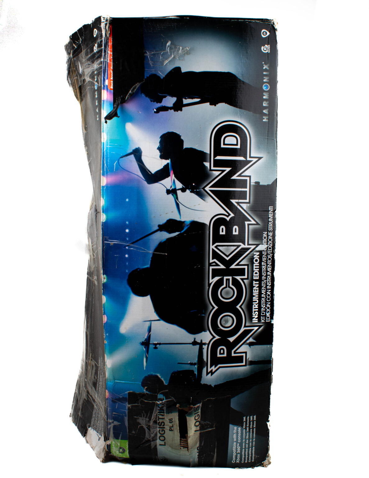 XBOX 360 - Rock Band "Instrument Edition"- 2 kitaraa, rummut ja 4 peliä