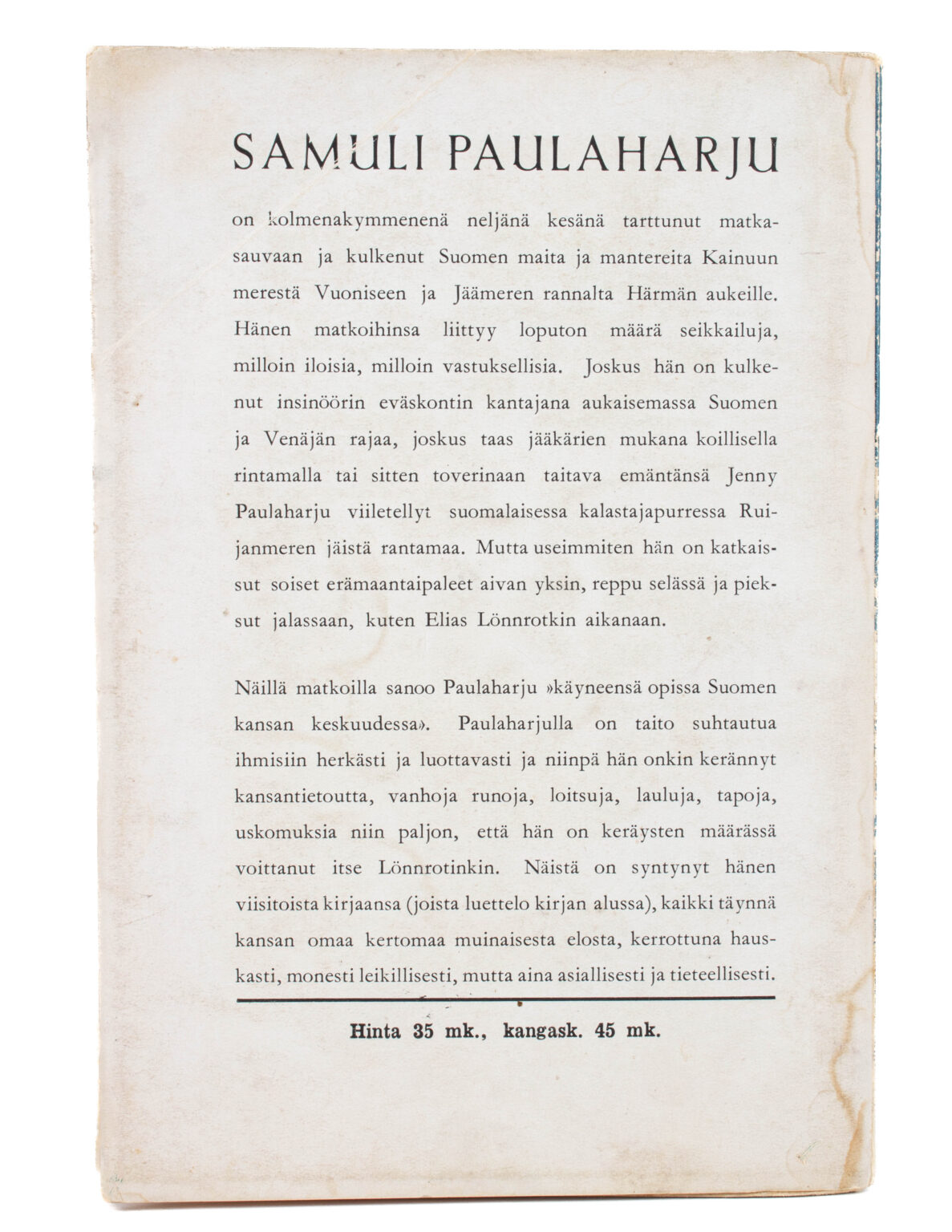 Tunturien Yöpuolta - Samuli Paulaharju - Image 2