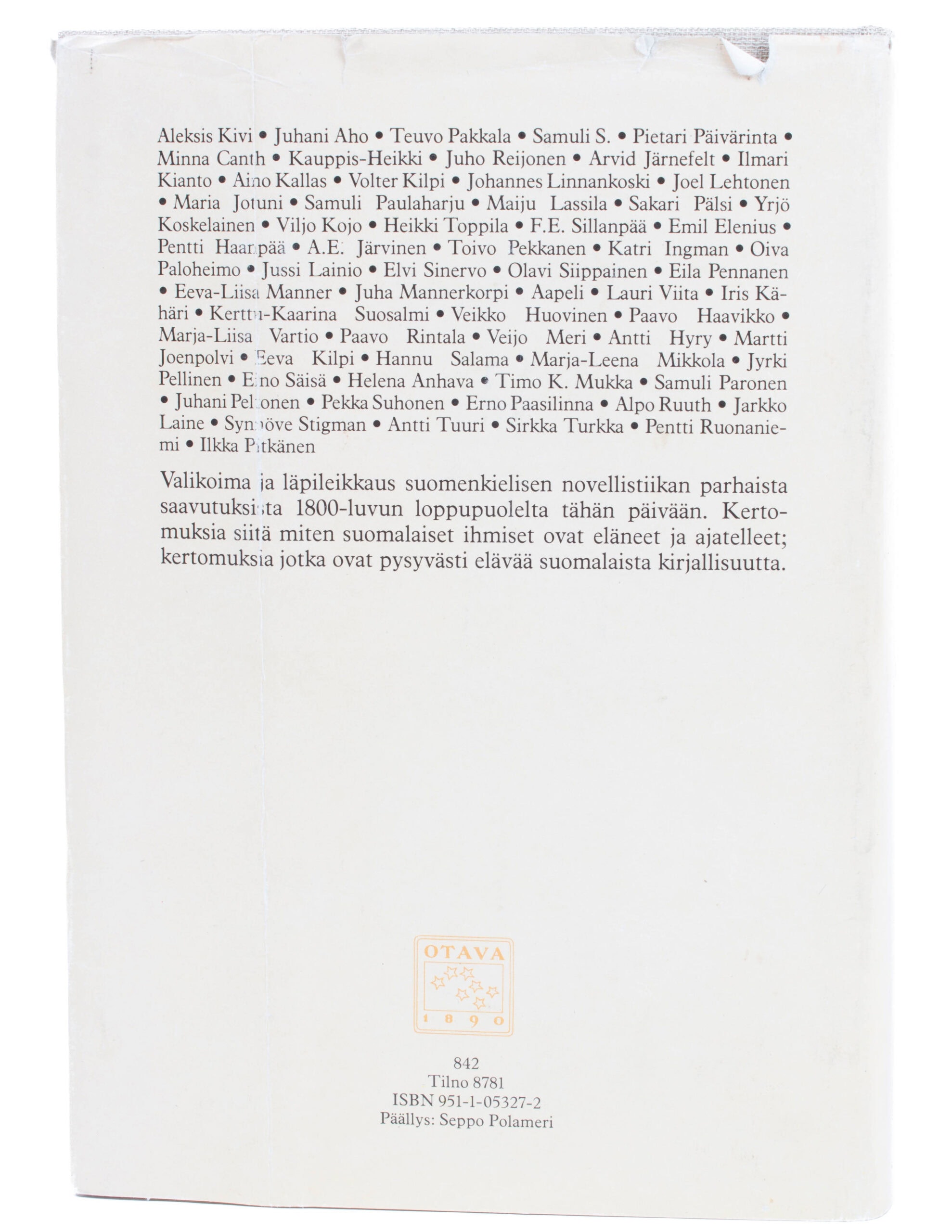 Suomalaisen novellin parhaat - Valikoima novelleja - Image 2