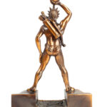 Rhodoksen kolossi koristepatsas, 31 cm.