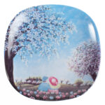 Arabia "Kevättunnelmia" Seinälautanen