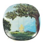 Arabia seinälautaset 4kpl, '_____tunnelmia'