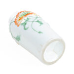 Vintage käsinmaalattu maljakko, 15 cm.