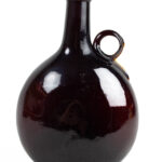 Vintage lasipullo, 21 cm.