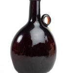 Vintage lasipullo, 21 cm.